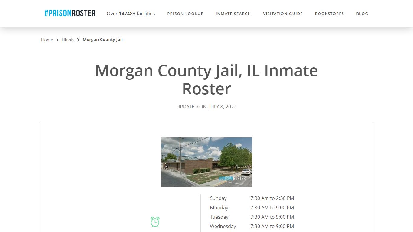 Morgan County Jail, IL Inmate Roster - Prisonroster